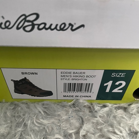 NWT! Brand new Eddie Bauer Brighton hiking boots size 12 - Picture 3 of 14